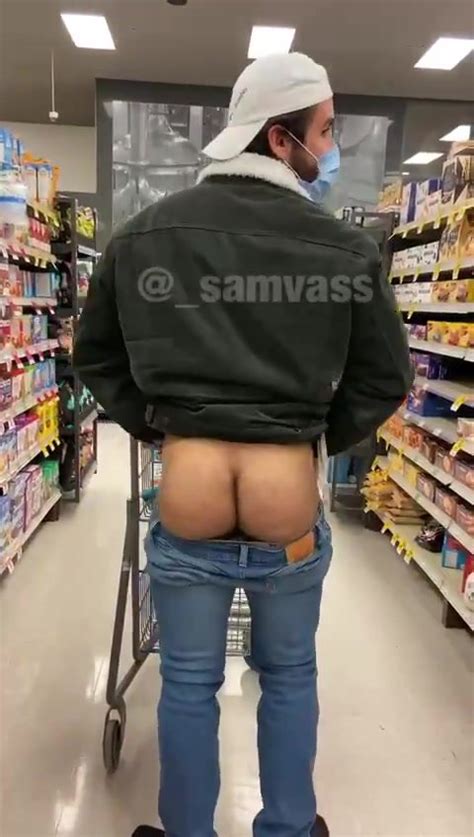 Showing Ass In The Public Market ThisVid