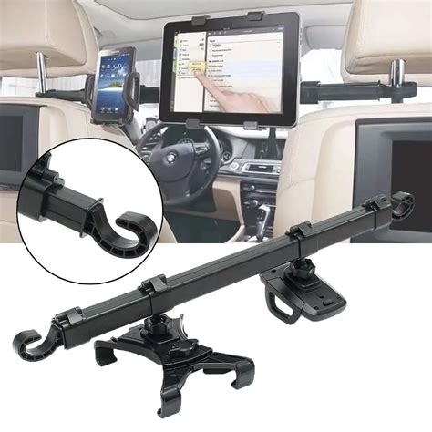 For IPad For Samsung Universal 2 In 1 Tablet Holder Stand Car Back Seat