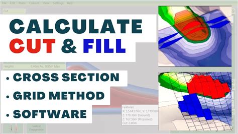 How To Calculate Cut Fill Volumes For Earthworks Projects YouTube