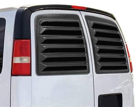 1997 2019 Gmc Savana Chevy Express Van Rear Window Louvers Astra Hammond 2029