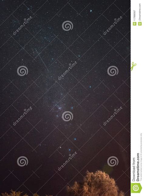 Shooting Stars and Wish for it. Stock Image - Image of perspective ...