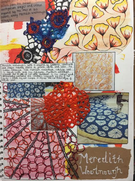 Pin By Nici On Yr2 Portfolios Textiles Sketchbook Art Collage Wall