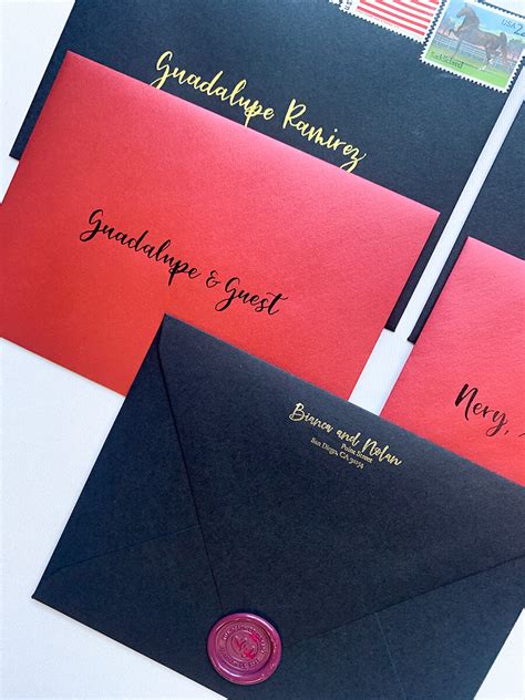 Wedding Invitations Inner Envelope Etiquette