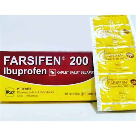 Farsifen 200 Mg Manfaat Harga Efek Samping Dosis Apotek 24 Jam