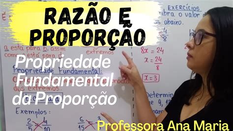 RazÃo E ProporÇÃo Propriedade Fundamental Da ProporÇÃo Com ExercÍcios