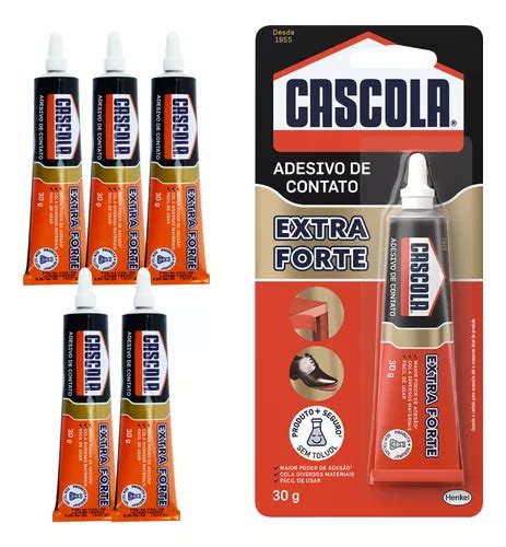 Kit 6 Cola Adesivo De Contato Cascola Extra Forte 30g Henkel