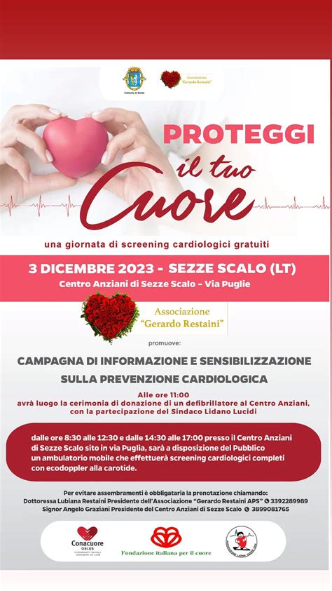 Domenica Dicembre A Sezze Torna La Giornata Dedicata Al Cuore E Alla