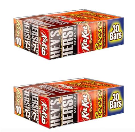 Hershey uxApzl Chocolate Candy Bar Variety Pack, HERSHEYS Milk ...