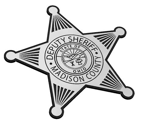 Madison County Ohio Deputy Sheriff Badge — Patriot Nation Designs