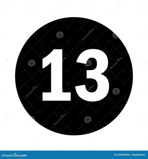 Number 13 Logo