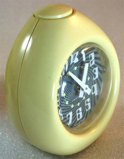 Galleries Westclox Canada Westclox 1970s Egg Alarm Clock Side