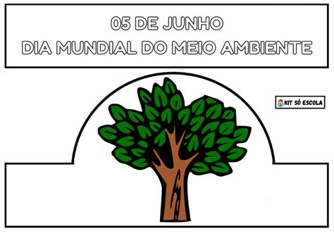 COROA DO MEIO AMBIENTE PARA IMPRIMIR LEMBRANCINHA SÓ ESCOLA