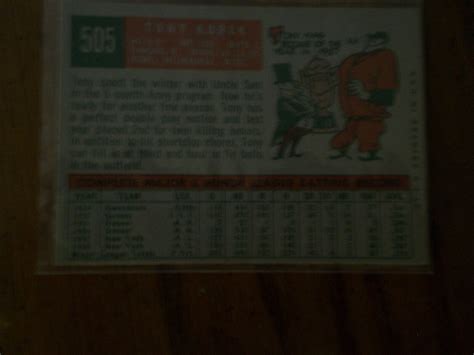 1959 Topps 505 Tony Kubek EBay