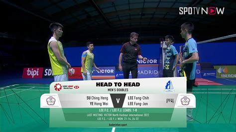 Bwf Md Semifinals Su Ye Vs Lee Lee H L Youtube