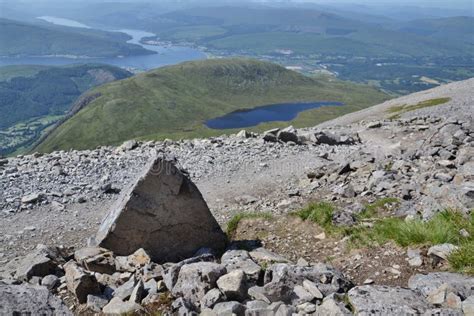 Path To the Ben Nevis Summit Stock Photo - Image of country, landscape ...