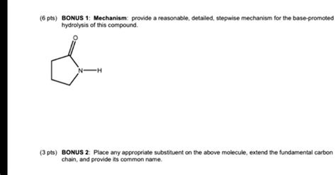 SOLVED Pts BONUS Mechanism Provide Reasonable Delailed Slepwise