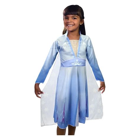 Fantasia Frozen Elsa Infantil Vestido Elsa Original - Netbrinq