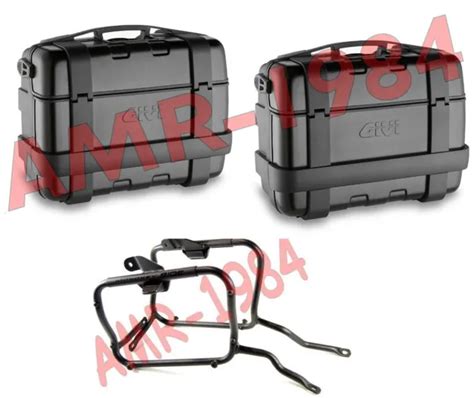 Paire De Valise Lat Rale Moto Givi Trekker Alaska Monokey Aluminium