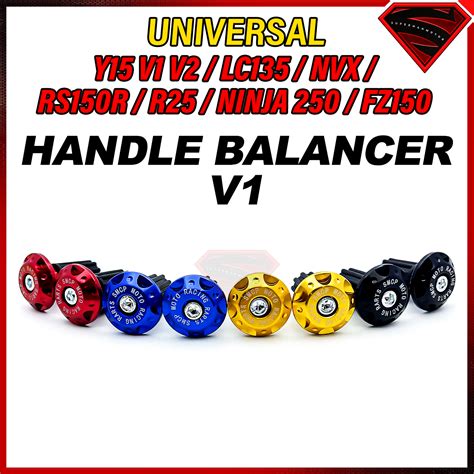 HANDLE BALANCER END BAR ALLOY MODEL V1 V2 V3 V4 V5 V6 UNIVERSAL Y15 V1