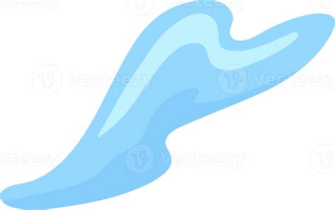 Blue Water Splash Element And Illustration Png