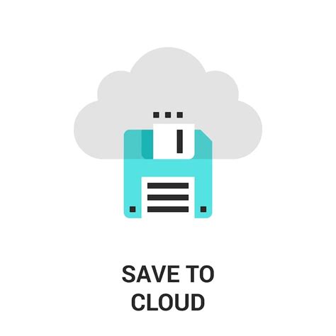 Premium Vector Save To Cloud