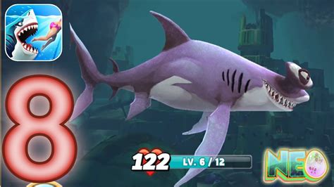 Hungry Shark World Gameplay Walkthrough Part 8 Smooth Hammerhead