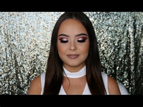 Rose Gold Cut Crease Matte Nude Lip Client Tutorial Makeover Youtube