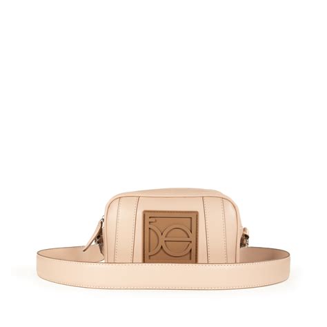 Bolsa Crossbody Con Maxi Rubber Color Nude Cloe Factory Store