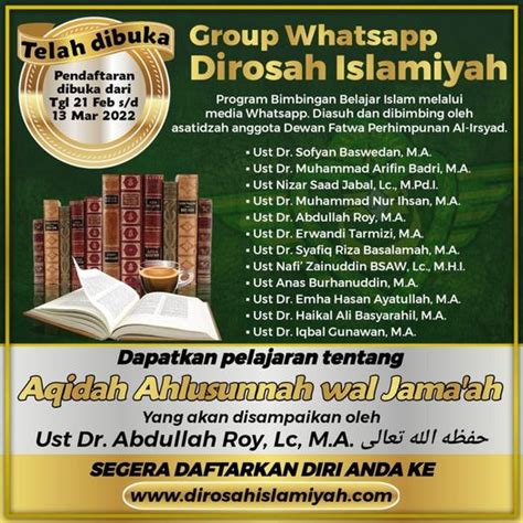 Kitab Aqidah Ahlussunnah Waljamaah Oleh Ustadz Dr Abdullah Roy M A