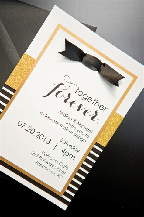 Modern Black And Gold Wedding Ideas