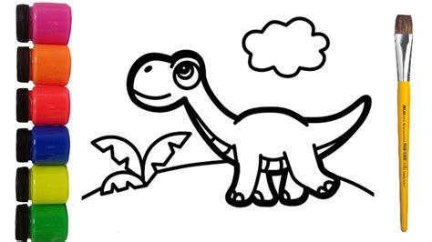 Como Desenhar Um Dinossauro Desenho Passo A Passo How To Draw A