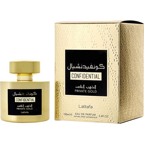 LATTAFA CONFIDENTIAL PRIVATE GOLD By Lattafa EAU DE PARFUM SPRAY 3 4