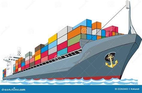 Cargo Ship Drawing For Kids - Merteberte