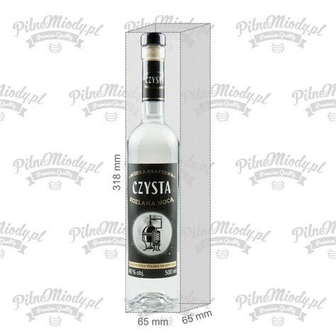 Wódka Kraftowa Czysta Rozlana Nocą 500 Ml