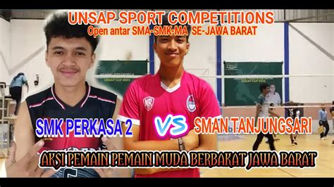 LIVE UNSAP CUP SMK PERKASA 2 A VS SMAN TANJUNG SARI YouTube