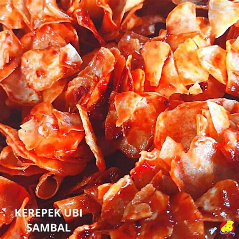 Kerepek Ubi Pedas Basah 400g Tapioca Chips Flavour Syrup Sambal Chili