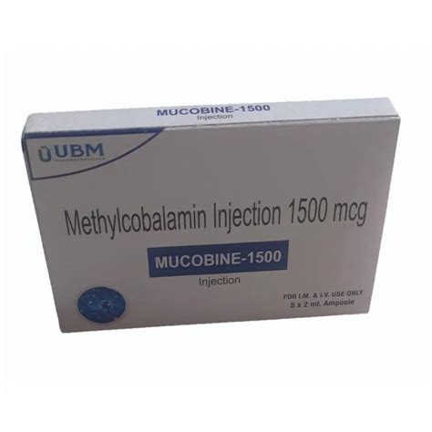 Mucobine Methylcobalamin Injection At Rs Box