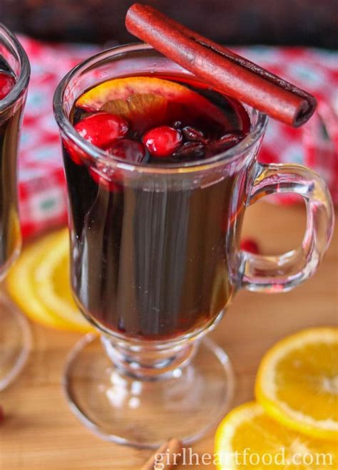 Slow Cooker Mulled Wine Recipe Girl Heart Food