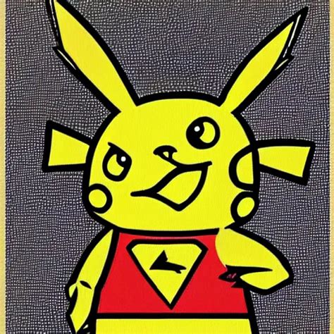 Pop Art Surreal Horror Pikachu Stable Diffusion