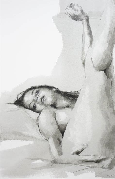 Untitled Female Nude XVIII Painting By Andros Karr Saatchi Art