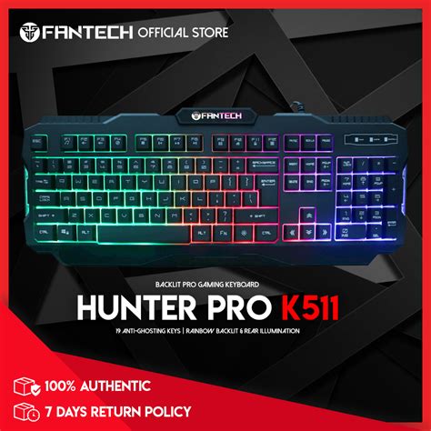 Fantech Singapore Hunter Pro K Backlit Pro Gaming Keyboard