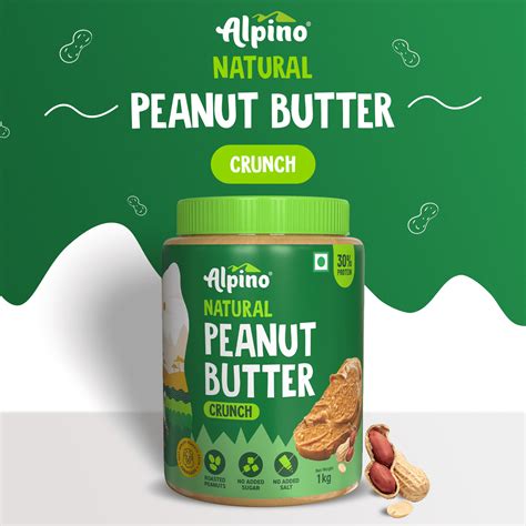 Buy Alpino Natural Peanut Butter Crunch Livofy