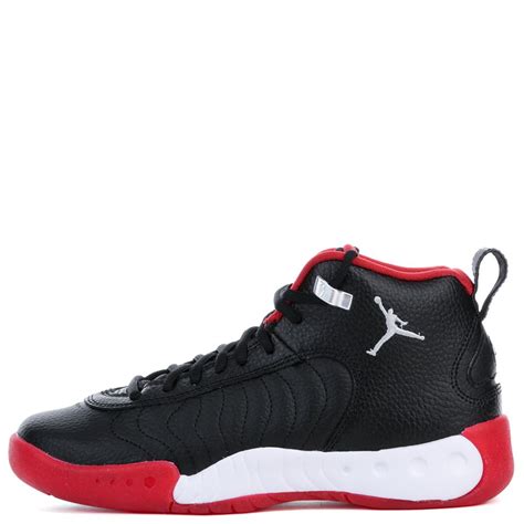 JORDAN JUMPMAN PRO BG BLACK/METALLIC SILVER-VARSITY RED-WHITE