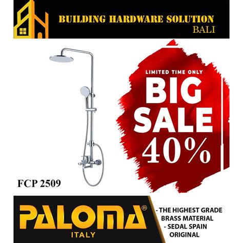 Jual Paloma Shower Tiang Set Column Mandi Keran Kran Panas Dingin Fcp