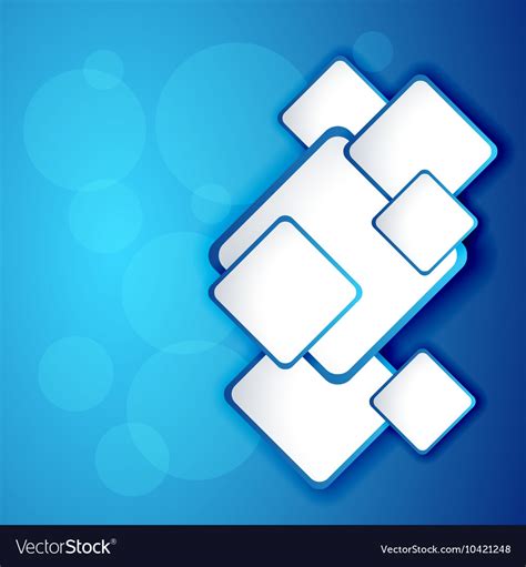 Blue abstract template Royalty Free Vector Image