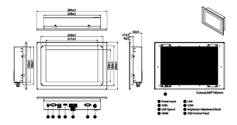 Datasheet W10IB3S PPH2 10 1 PP Series HMI Panel PC Winmate