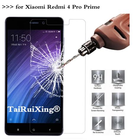 D Mm H Tempered Glass Screen Protector For Xiaomi Redmi Pro