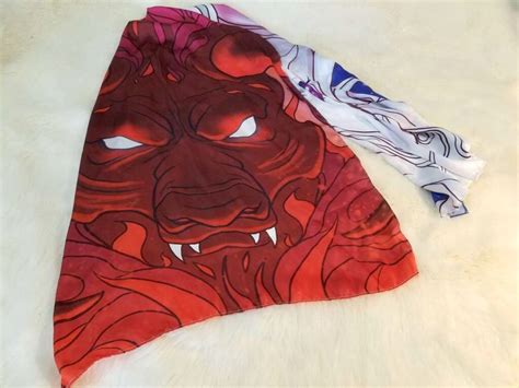 The Last Unicorn Official Licensed Scarf Unicorn And Red Bull