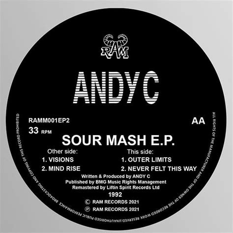 Andy C Sour Mash Ep Monky Records