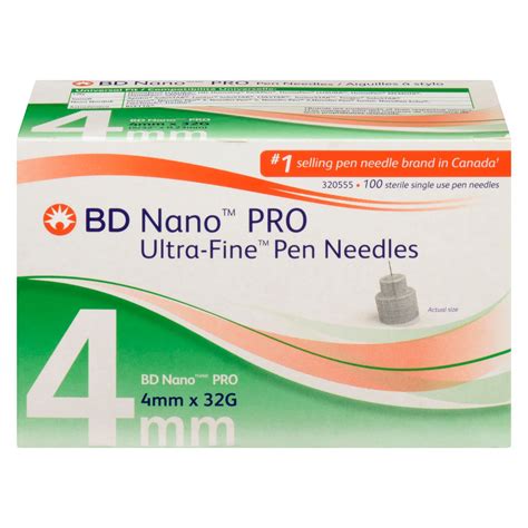 Bd Nano Pro Pen Needles 32g X 4mm